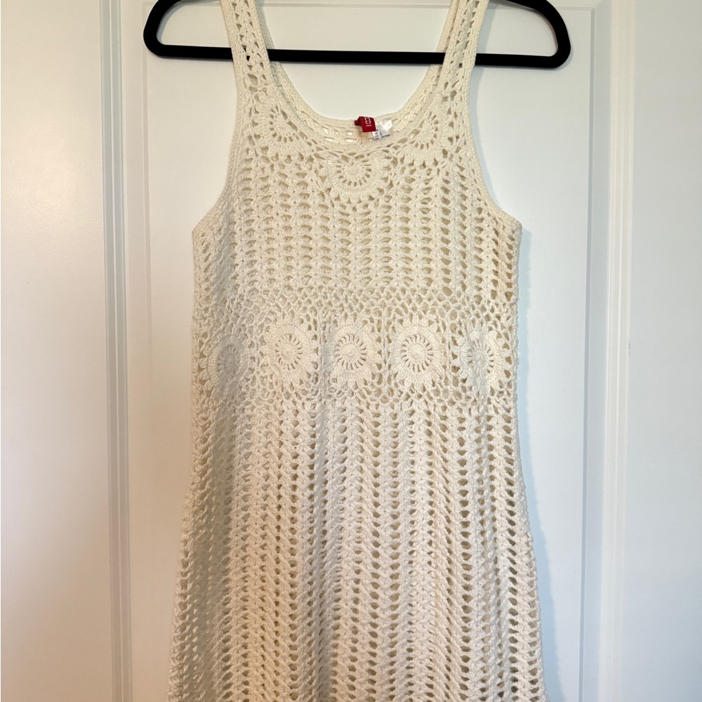 Cream Crochet Women’s Summer Dress